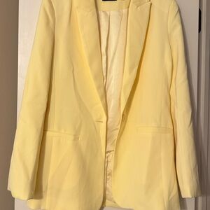 VICI Women’s Yellow Tailored Blazer Jacket